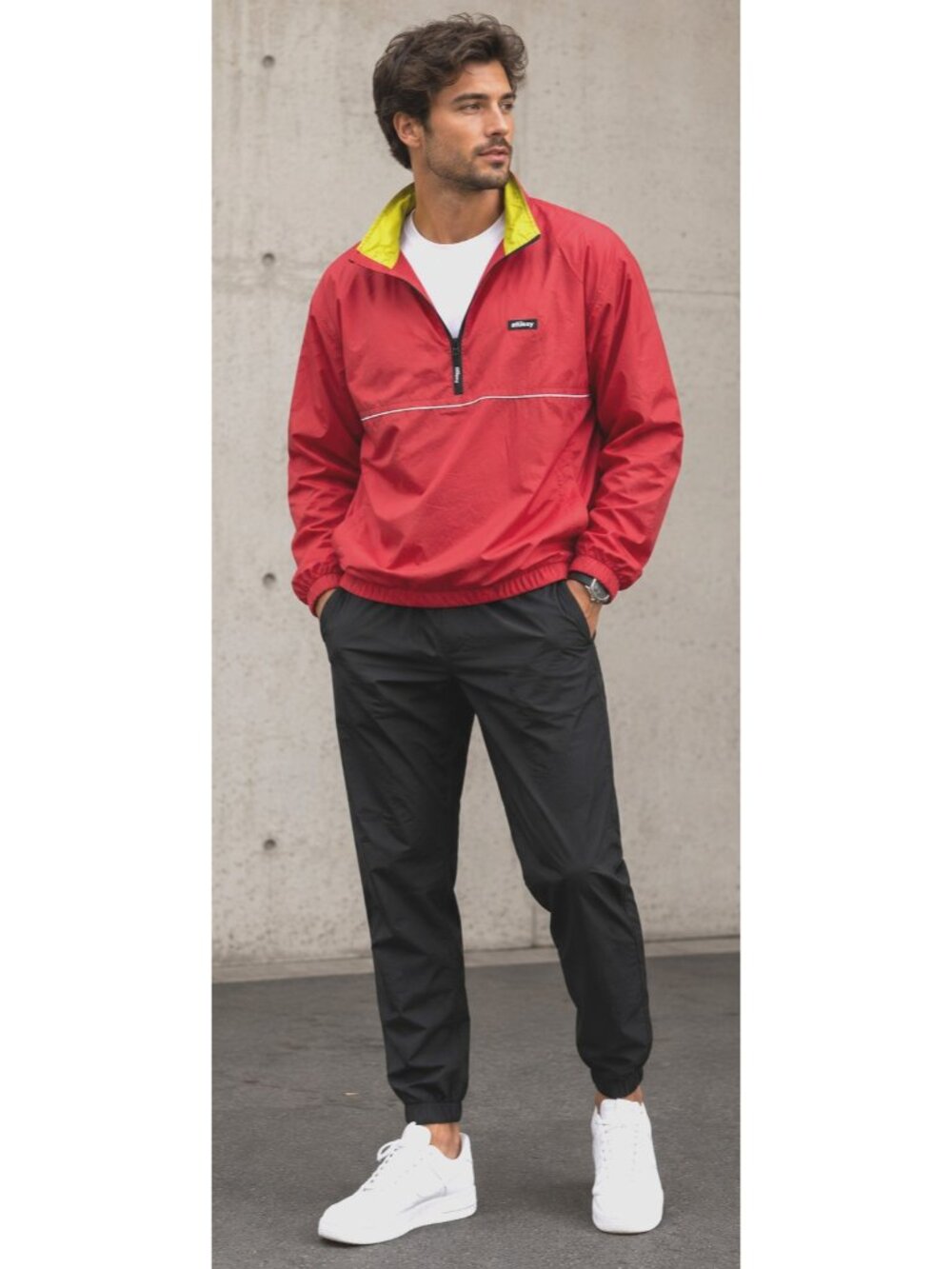 New Stussy Sport Coral Lightweight Nylon Rain Windbreaker Pullover Jacket